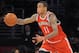 Jan 15, 2013, Los Angeles, CA, USA; Milwaukee Bucks guard Monta Ellis (11) dribbles the ball against the Los Angeles Lakers at the Staples Center. The Lakers defeated the Bucks 104-88. Mandatory Credit: Kirby Lee/USA TODAY Sports