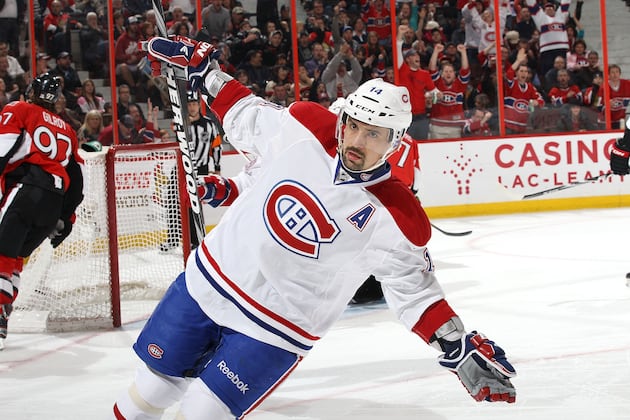 Plekanec Practices for 1st Time Since Lockout