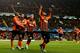 LONDON, ENGLAND - NOVEMBER 07: Willian of Shakhtar Donetsk celebrates after scoring their first goal during the Champions League match between Chelsea and Shakhtar Donetsk at Stamford Bridge on November 7, 2012 in London, England. (Photo by Scott Heavey/Getty Images)