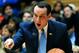DURHAM, NC - JANUARY 05: Coach Mike Krzyzewski of the Duke Blue Devils argues with officials after his team was called for a foul against the Wake Forest Demon Deacons during play at Cameron Indoor Stadium on January 5, 2013 in Durham, North Carolina. (Photo by Grant Halverson/Getty Images)