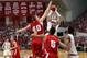 Jan 15 2013, Indianapolis, USA; Indiana Hoosiers forward Cody Zeller (40) takes a shot in the lane against Wisconsin Badgers forward Jared Berggren (40) at Assembly Hall. Wisconsin defeats Indiana 64-59. Mandatory Credit: Brian Spurlock-USA TODAY Sports
