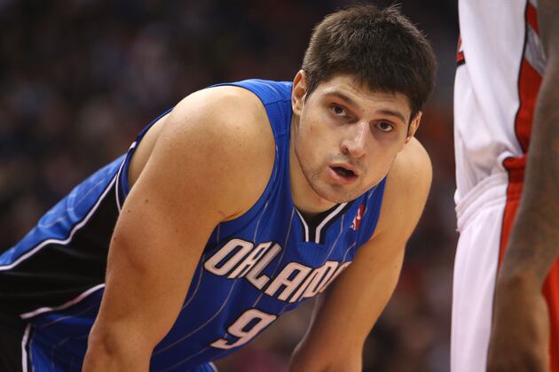 Vucevic Doing Dandy Dwight Impression