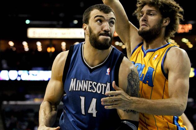 Nikola Pekovic Questionable to Return vs. Clippers