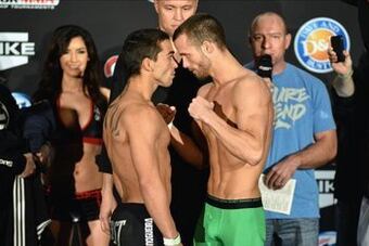 Pat Curran (right) vs. Patricio Freire (left)