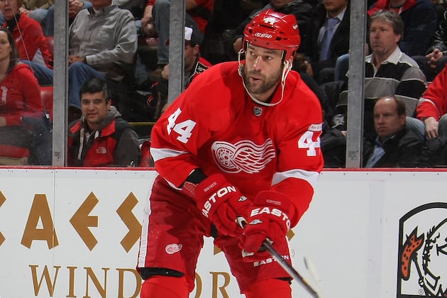 Todd Bertuzzi, Darren Helm Out for Red Wings' opener at St. Louis