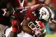 COLUMBIA, SC - OCTOBER 06: Shaq Wilson #54 of the South Carolina Gamecocks tackles Keith Marshall #4 of the Georgia Bulldogs at Williams-Brice Stadium on October 6, 2012 in Columbia, South Carolina. (Photo by Kevin C. Cox/Getty Images)