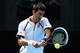 MELBOURNE, AUSTRALIA - JANUARY 18: Novak Djokovic of Serbia plays a backhand in his third round match against Radek Stepanek of the Czech Republic during day five of the 2013 Australian Open at Melbourne Park on January 18, 2013 in Melbourne, Australia. (Photo by Ryan Pierse/Getty Images)