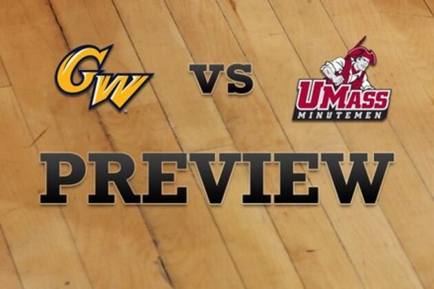 George Washington vs. Massachusetts: Full Game Preview