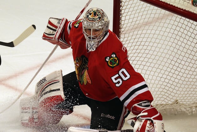 Hawks Tab Crawford to Start in Goal in Opener