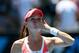 MELBOURNE, AUSTRALIA - JANUARY 16: Agnieszka Radwanska of Poland celebrates winning her second round match against Irina-Camelia Begu of Romania during day three of the 2013 Australian Open at Melbourne Park on January 16, 2013 in Melbourne, Australia. (Photo by Robert Prezioso/Getty Images)