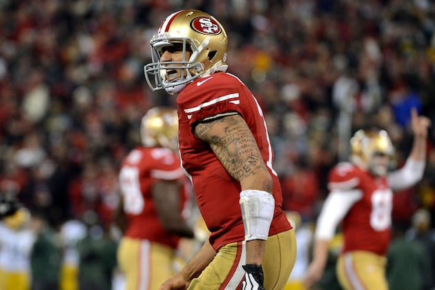 49ers' Colin Kaepernick Knows When to Fake