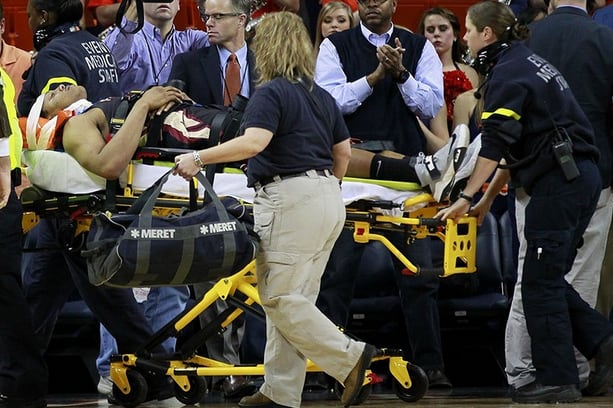 Player Taken off on Stretcher, Heads to Hospital in Back-to-Back Weeks