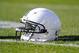 Nov 17, 2012; University Park, PA, USA; Penn State Nittany Lions helmet sits on the field prior to the game against the Indiana Hoosiers at Beaver Stadium. Mandatory Credit: Rich Barnes-USA TODAY Sports