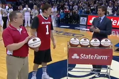 Butler Student Wins $18,000 with a Confident Half-Court Shot