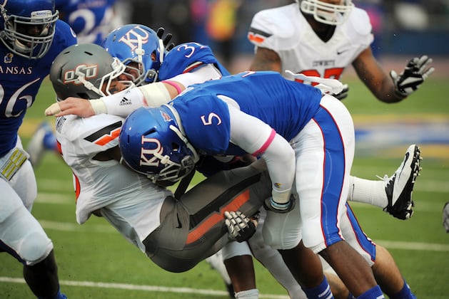 Jayhawks' Leading LB Cited for Misdemeanor Battery