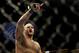 Apr 21, 2012; Atlanta, GA, USA; Ben Rothwell reacts to beating Brendan Schaub in a heavyweight bout during UFC 145 at Philips Arena. Rothwell won the bout by technical knockout in the first round. Mandatory Credit: Paul Abell-USA TODAY Sports