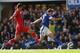 LIVERPOOL, ENGLAND - SEPTEMBER 29: Nikica Jelavic of Everton scores his first goal during the Barclays Premier League match between Everton and Southampton at Goodison Park on September 29, 2012 in Liverpool, England. (Photo by Alex Livesey/Getty Images)