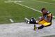 PITTSBURGH, PA - DECEMBER 23: Ryan Clark #25 of the Pittsburgh Steelers sits on the end line in the final seconds of their fourth quarter loss against the Cincinnati Bengals during the game at Heinz Field on December 23, 2012 in Pittsburgh, Pennsylvania. (Photo by Jared Wickerham/Getty Images)