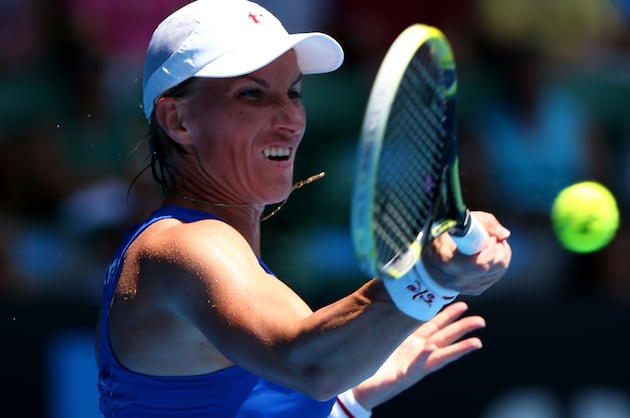 Kuznetsova Takes Down Wozniacki at Australian Open