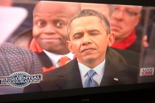 Craig Robinson Photobombed President Obama During Inauguration