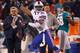 ORCHARD PARK, NY - NOVEMBER 15: Jairus Byrd #31 of the Buffalo Bills celebrates his interception against the Miami Dolphins at Ralph Wilson Stadium on November 15, 2012 in Orchard Park, New York. (Photo by Rick Stewart/Getty Images)
