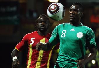Nigeria striker Ideye Brown.
