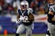 FOXBORO, MA - DECEMBER 30: Stevan Ridley #22 of the New England Patriots runs with the ball against the Miami Dolphins during the game at Gillette Stadium on December 30, 2012 in Foxboro, Massachusetts. (Photo by Jared Wickerham/Getty Images)