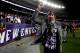 FOXBORO, MA - JANUARY 20: Olympic Swimmer Michael Phelps looks on prior to the 2013 AFC Championship game between the New England Patriots and the Baltimore Ravens at Gillette Stadium on January 20, 2013 in Foxboro, Massachusetts. (Photo by Jim Rogash/Getty Images)