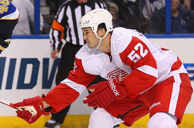 Ericsson (shoulder) Questionable for Wings Versus Jackets