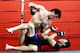 TUALATIN, OR - JUNE 26: Chael Sonnen grapples with Yushin Okami during a workout at the Team Quest gym on June 26, 2012 in Tualatin, Oregon. Sonnen will fight Anderson Silva July 7, 2012 at UFC 148 in Las Vegas, Nevada. (Photo by Jonathan Ferrey/Getty Images)