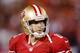 SAN FRANCISCO, CA - OCTOBER 18: Quarterback Alex Smith #11 of the San Francisco 49ers waits to end the game by kneeling down against the Seattle Seahawks late in the fourth quarter on October 18, 2012 at Candlestick Park in San Francisco, California. The 49ers won 13-6. (Photo by Brian Bahr/Getty Images)