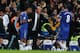 LONDON, ENGLAND - DECEMBER 23: Rafael Benitez interim manager of Chelsea gives orders to Ashley Cole and Frank Lampard of Chelsea during the Barclays Premier League match between Chelsea and Aston Villa at Stamford Bridge on December 23, 2012 in London, England. (Photo by Julian Finney/Getty Images)