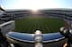 NEW YORK, NY - OCTOBER 14: Television video and still camera lenses are seen in centerfield as the sun sets behind home plate while the New York Yankees host the Detroit Tigers during Game Two of the American League Championship Series at Yankee Stadium on October 14, 2012 in the Bronx borough of New York City. (Photo by Bruce Bennett/Getty Images)