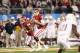 ARLINGTON, TX - JANUARY 04: Landry Jones #12 of the Oklahoma Sooners passes against the Oklahoma Sooners during the Cotton Bowl at Cowboys Stadium on January 4, 2013 in Arlington, Texas. (Photo by Ronald Martinez/Getty Images)