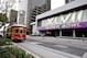 Jan 21, 2013; New Orleans, LA, USA; A general view as a street car passing the Hyatt hotel on the new Loyola Avenue street car line in downtown New Orleans in preparation for Super Bowl XLVII to be played between the San Francisco 49ers and the Baltimore Ravens on February 3, 2013 at the Mercedes-Benz Superdome. Mandatory Credit: Derick E. Hingle-USA TODAY Sports