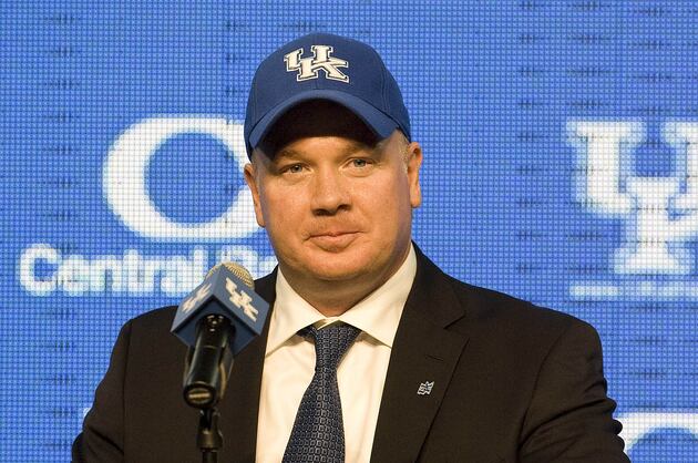 UK Football: Approach of Spring Practice Has Coach Stoops Giddy