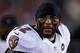 FOXBORO, MA - JANUARY 20: Ray Lewis #52 of the Baltimore Ravens looks on prior to the 2013 AFC Championship game against the New England Patriots at Gillette Stadium on January 20, 2013 in Foxboro, Massachusetts. (Photo by Al Bello/Getty Images)