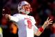 CLEMSON, SC - NOVEMBER 17: Mike Glennon #8 of the North Carolina State Wolfpack drops back to pass against the Clemson Tigers during their game at Memorial Stadium on November 17, 2012 in Clemson, South Carolina. (Photo by Streeter Lecka/Getty Images)