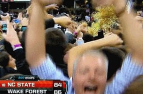 NC State-Wake Forest: Old Guy Storms Deacons' Court (VIDEO )
