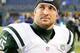 Nov 11, 2012; Seattle, WA, USA; New York Jets quarterback Tim Tebow (15) walks off the field after the game between the Seattle Seahawks and the New York Jets at CenturyLink Field. Seattle defeated New York 28-7. Mandatory Credit: Steven Bisig-USA TODAY Sports