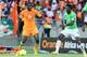 RUSTENBURG, SOUTH AFRICA - JANUARY 22: Emmanuel Adebayor of Togo and Yaya Toure of Ivory Coast during the 2013 Orange African Cup of Nations match between Ivory Coast and Togo from Royal Bafokeng Stadium on January 22, 2012 in Rustenburg, South Africa. (Photo by Lefty Shivambu/Gallo Images)