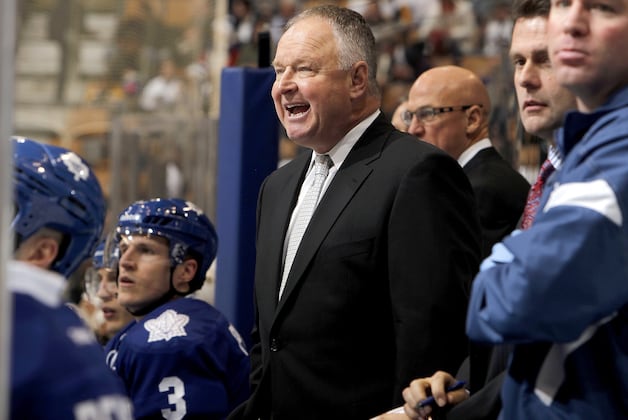 Maple Leafs Coach Randy Carlyle Wants More Soldiers in 'war Zone'