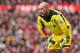 MANCHESTER, ENGLAND - JANUARY 13: Pepe Reina of Liverpool looks on during the Barclays Premier League match between Manchester United and Liverpool at Old Trafford on January 13, 2013 in Manchester, England. (Photo by Alex Livesey/Getty Images)