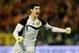 BRUSSELS, BELGIUM - OCTOBER 16: Thibaut Courtois of Belgium celebrates their first goal during the FIFA 2012 World Cup Qualifier match between Belgium and Scotland on October 16, 2012 in Brussels, Belgium. (Photo by Scott Heavey/Getty Images)