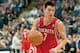 Jan 19, 2013; Minneapolis, MN, USA; Houston Rockets point guard Jeremy Lin (7) drives to the basket against the Minnesota Timberwolves during the fourth quarter at Target Center. Timberwolves won 92-79. Mandatory Credit: Greg Smith-USA TODAY Sports