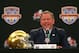 FORT LAUDERDALE, FL - JANUARY 06: Notre Dame Fighting Irish head coach Brian Kelly spreaks with members of the media during the Discover BCS National Championship Head Coaches Press Conference on January 6, 2013 in Fort Lauderdale, Florida. (Photo by Mike Ehrmann/Getty Images)