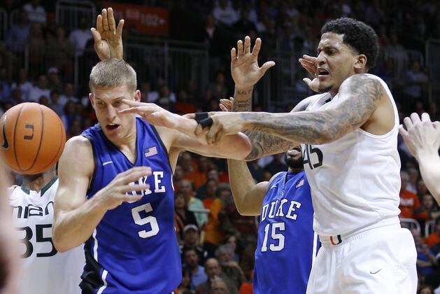 Miami Pummels No. 1 Duke 90-63