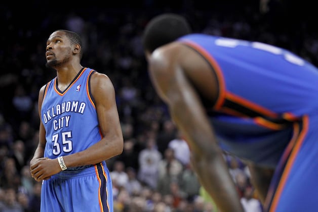 Thunder Slip Late to the Warriors, 104-99