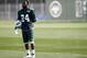 CORTLAND, NY - JULY 27: Darrelle Revis #24 of the New York Jets works out at Jets Training Camp at SUNY Cortland on July 27, 2012 in Cortland, New York. (Photo by Jeff Zelevansky/Getty Images)