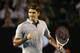 MELBOURNE, AUSTRALIA - JANUARY 23: Roger Federer of Switzerland celebrates winning his Quarterfinal match against Jo-Wilfred Tsonga of France during day ten of the 2013 Australian Open at Melbourne Park on January 23, 2013 in Melbourne, Australia. (Photo by Quinn Rooney-Pool/Getty Images)